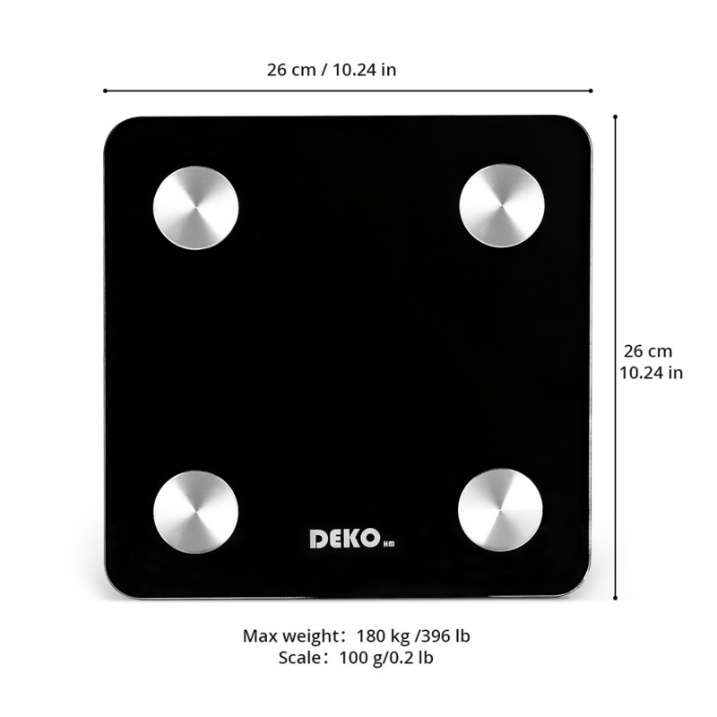 Keha rasvakaal Smart Bluetooth Vannitoa kaalu kaal Tervise jälgimine Juhtmevaba digitaalne BMI keha koostise analüsaator