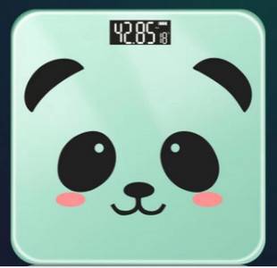 Nova elektronska vaga s kreativnim crtanim pandama, elektronička vaga za kućno precizno mjerenje, vaga za studentski dom