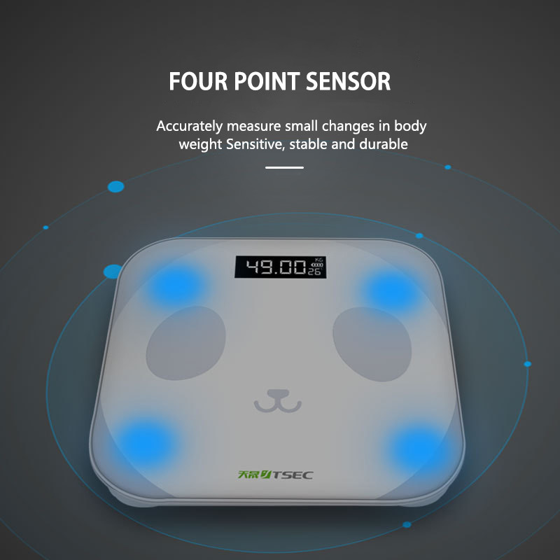 Nova elektronska vaga s kreativnim crtanim pandama, elektronička vaga za kućno precizno mjerenje, vaga za studentski dom
