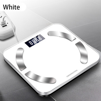 Bluetooth Ζυγαριά σωματικού λίπους USB ηλεκτρονική Ψηφιακή ζυγαριά Έξυπνη ζυγαριά βάρους Δάπεδο Ζυγαριά μπάνιου Δείκτης BMI 290*260mm
