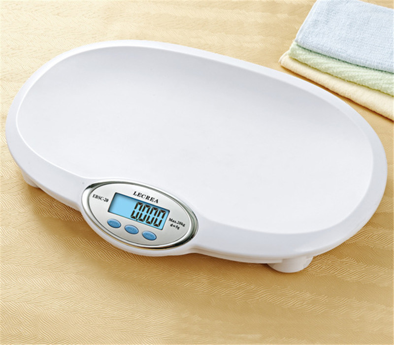 Plavi zaslon Elektronička vaga za bebe Elektronska vage za bebe Stopala Visoka vaga Zdravstvena vaga Trup izgrađen ravnalo od 1,5 m