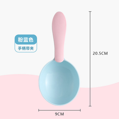 Multifunktsionaalne koeratoit kassitoidu labidas lusikas söötmislusikas suletud kotiklambriga Loominguline mõõtetops kumer disain, kergesti puhastatav