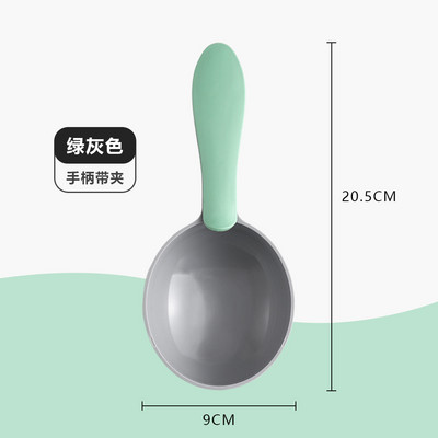 Multifunktsionaalne koeratoit kassitoidu labidas lusikas söötmislusikas suletud kotiklambriga Loominguline mõõtetops kumer disain, kergesti puhastatav