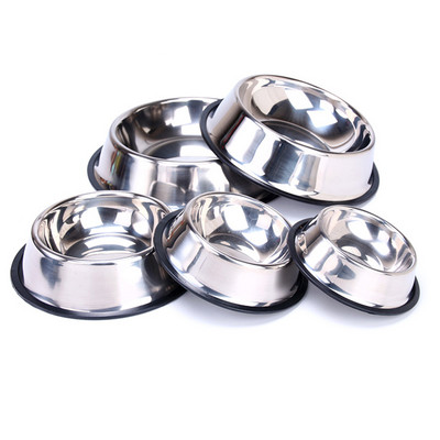 3 stila zdjelice za hranjenje kućnih ljubimaca Neklizajuća zdjelica za pse od nehrđajućeg čelika Izdržljiva hranilica za štene mačke protiv pada za pse Teddy zlatni retriver