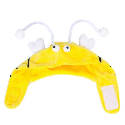 594C CAT Mütsile Cartoon Bee / koletisele Plush Cosplay Aksessuaarid kassidele Sma