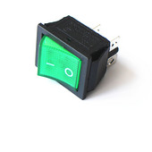 JOYING LIANG KCD4 4PN zelena sa svjetlom 4-stope ON/OFF preklopni prekidač 31*25mm 16A 250V AC (20A 125V AC) Prekidači za svjetlo