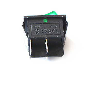JOYING LIANG KCD4 4PN Зелен със светлина 4-футов ON/OFF Rocker Switch 31*25mm 16A 250V AC (20A 125V AC) Превключватели за осветление