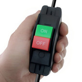 15A sisseehitatud juhtme lüliti 2 poolusega 4 kontaktiga max AC/DC 250 V raskeveokite suur nupp sisse/välja