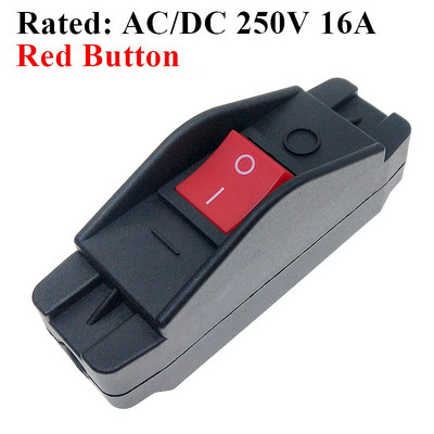 16A raskeveokite sisseehitatud kaabli klahv sisse/välja lüliti Max AC100 ~ 250 V LED indikaator