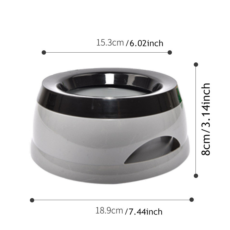 Koerte veekausi jaotur Koera ujuv veekauss lemmikloomadele, ei leki, pritsmevastane pritsmevastane sõiduki kaasaskantav reisikoera aeglane söötja