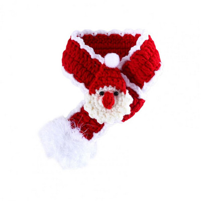 Pseći božićni šal Super mekani crtani ukrasni dizajn prilagođen koži Poboljšava atmosferu Kućni ljubimac Kostim za psa Blagdanska marama za odijevanje Kućni ljubimac