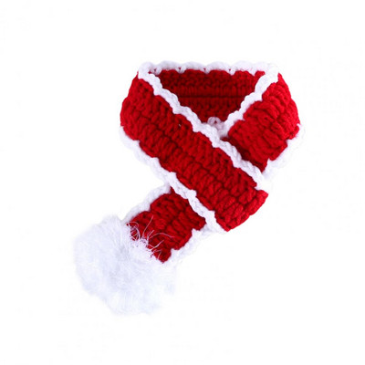 Pseći božićni šal Super mekani crtani ukrasni dizajn prilagođen koži Poboljšava atmosferu Kućni ljubimac Kostim za psa Blagdanska marama za odijevanje Kućni ljubimac