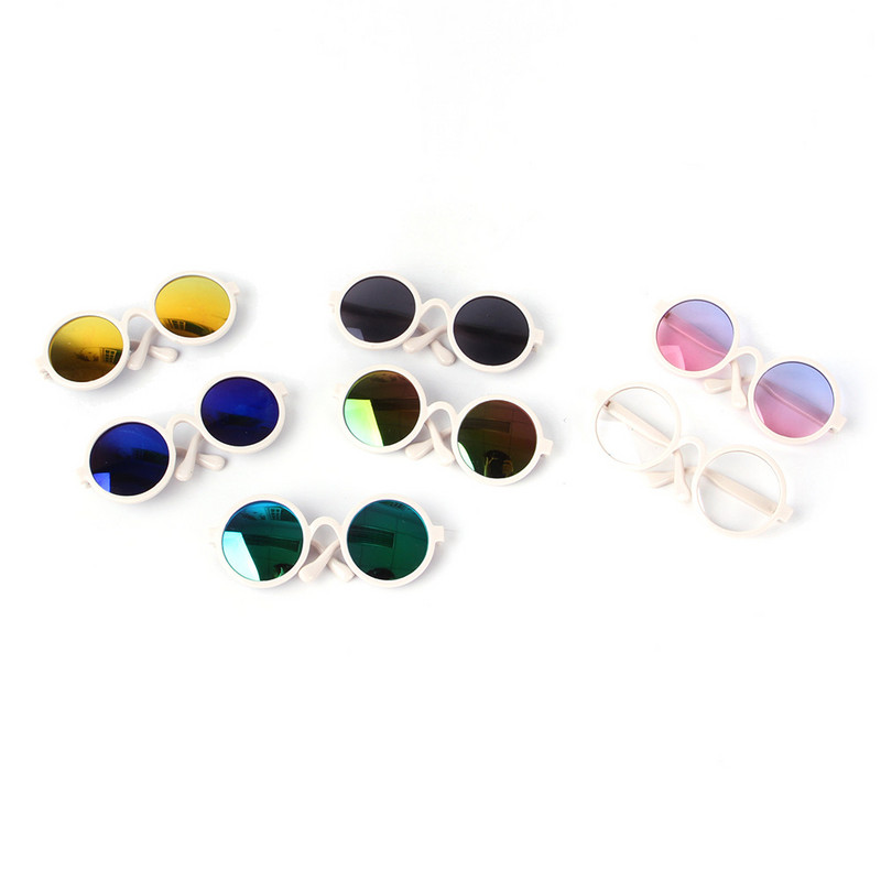 Lemmikloomade päikeseprillid Ümmargused peegeldussilmad Kandke prillid Lemmiklooma sünnipäevaks Cosplay Peo Lemmikloomafoto Klassikaline Naljakas Lemmikloomatarvikud Kaunistus