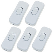 5 gab. iekārtas ieslēgšanas/izslēgšanas lampas gaismas vada slēdža skrūvju spaile AC250V 2A, viegli uzstādāma