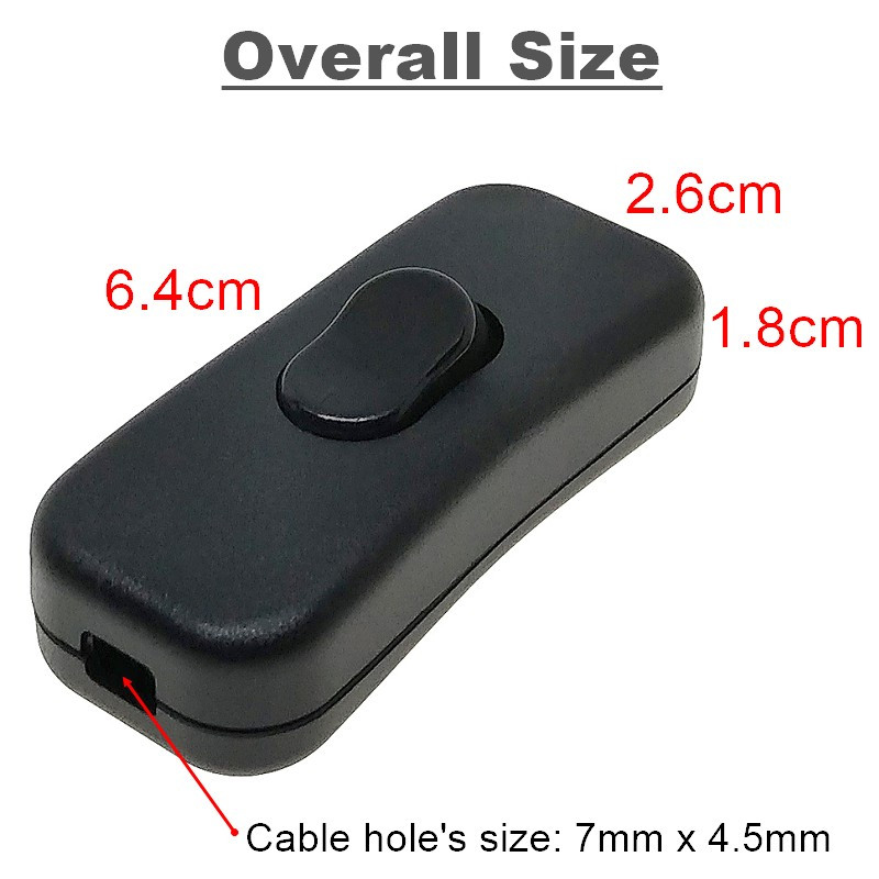 5 gab. iekārtas ieslēgšanas/izslēgšanas lampas gaismas vada slēdža skrūvju spaile AC250V 2A, viegli uzstādāma