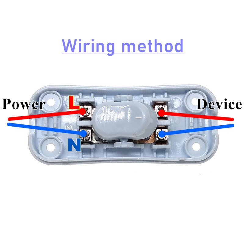 5 gab. iekārtas ieslēgšanas/izslēgšanas lampas gaismas vada slēdža skrūvju spaile AC250V 2A, viegli uzstādāma