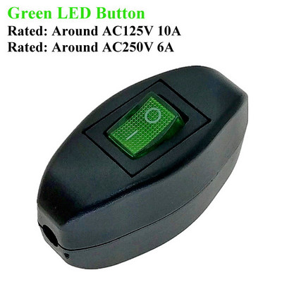 Inline On/Off Stolna rasvjeta Noćna svjetiljka Kabelski prekidač Jednopolni vijak AC250V 6A 10A