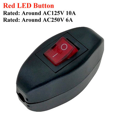Inline On/Off Stolna rasvjeta Noćna svjetiljka Kabelski prekidač Jednopolni vijak AC250V 6A 10A