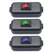 Iekļauts vada slēdzis ūdensizturīgs IP65 putekļu necaurlaidīgs Max AC100~250V 10A ieslēgšanas/izslēgšanas LED indikators