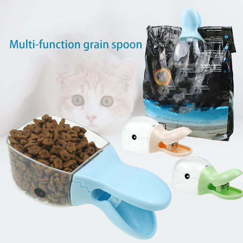 Plastična kašičica za hranu za kućne ljubimce Duckbilled Višenamjenska hranilica za mačke Kuhinjske mjerne žlice Posuda za kućne ljubimce Pribor za kućne ljubimce