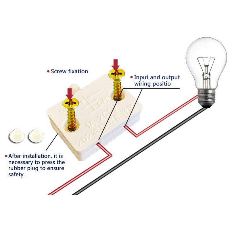 Paket od 6 komada - Ormar, Ormar Colset Door Control Touch Switch DC, AC250V 1A