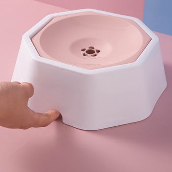 Dog Bowl Pet Floating Bowl Simple Cat Dog Drink Water Without Wet Mouth Cat Bowl Αυτόματος διανομέας νερού για κατοικίδια Προμήθειες για κατοικίδια