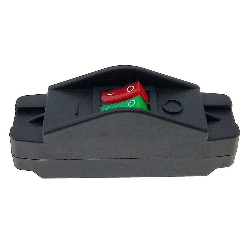 Dupleksjuhtlüliti LED-valgustusega topelt sisse-/väljalülitusnupp AC110~250V 16A 3500W