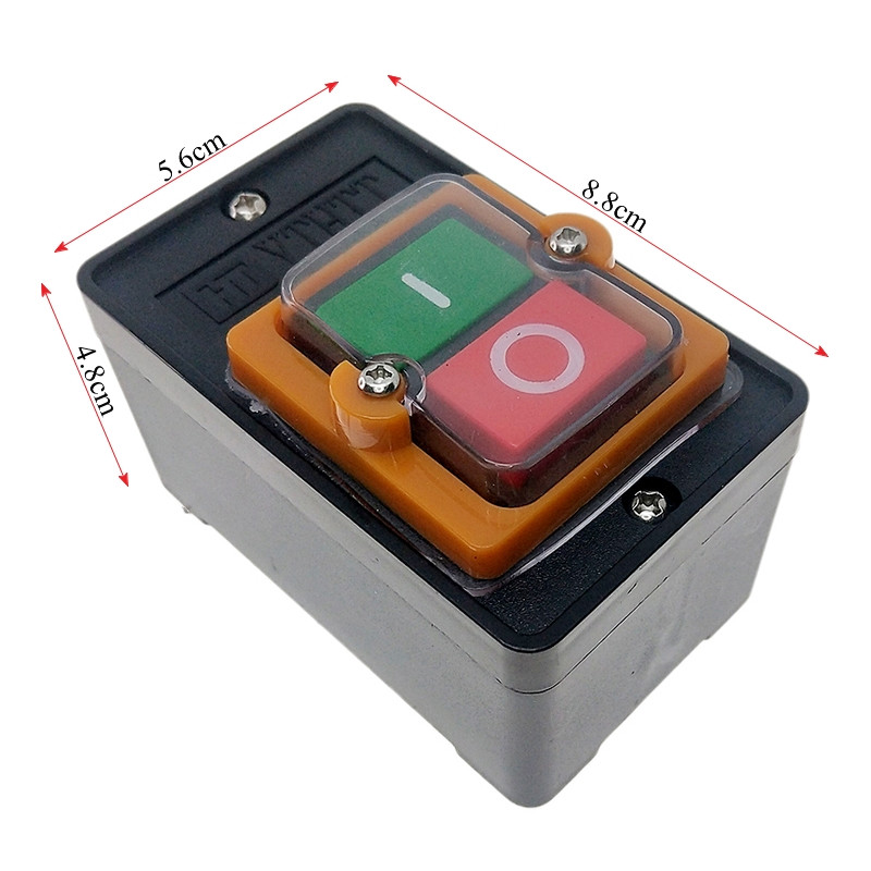 Maks. 10 A 380 V za strojeve za rezanje, stolna bušilica, vodootporni prekidač za uključivanje/isključivanje