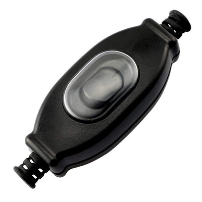 IP65 veekindel inline lüliti 2 poolusega tõuke nupp koos kruviklemmiga AC/DC 250V 3A