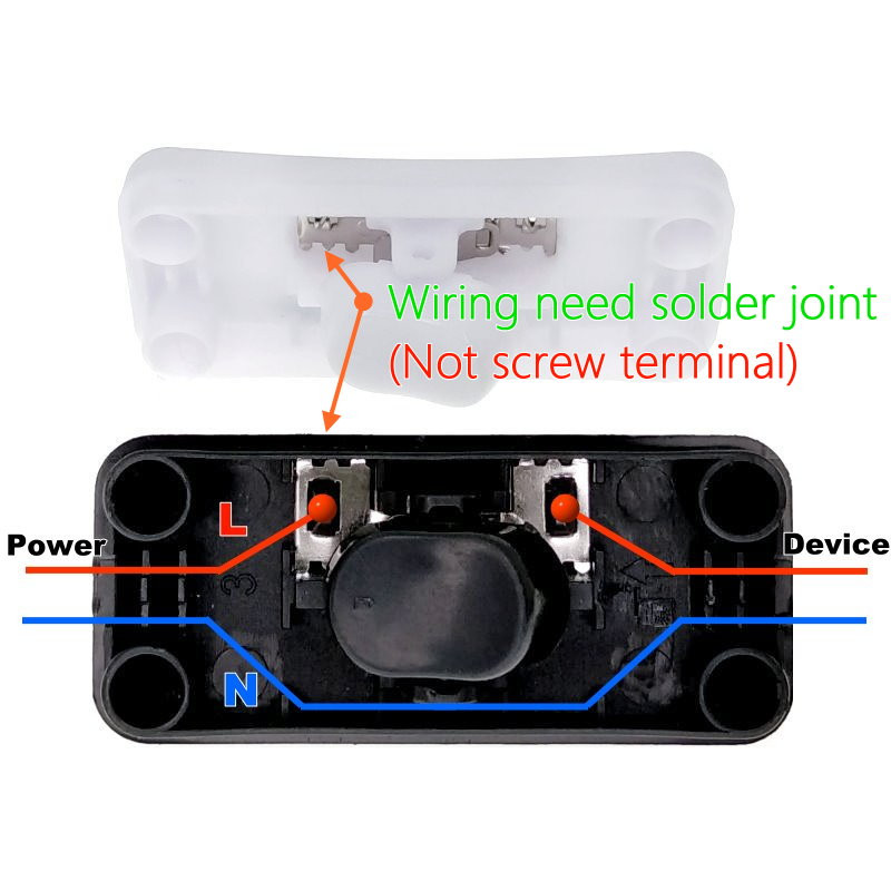 Lot 10 Inline On/Off Stolna svjetiljka Stolno svjetlo Kabel Prekidač AC250V 2A