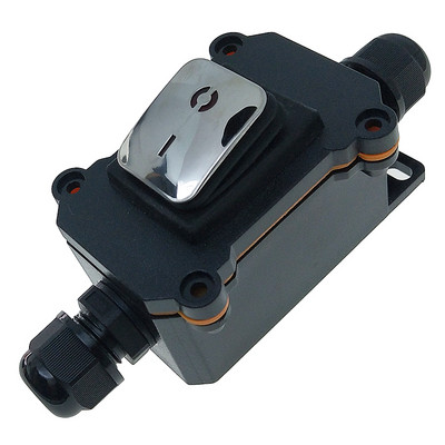 IP65 Vodootporni linijski prekidač AC250V 16A LED indikator Gumb s premazom od nehrđajućeg čelika Otporan na prašinu Otporan na ulje