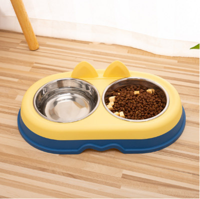 Lolojumdzīvnieku bļoda suņu daudzfunkcionāla aizsardzība Dzemdes kakla mugurkaula Pretsitiena bļoda suņu bļoda kaķu bļoda nerūsējošā tērauda dubultā bļoda mājdzīvnieku piederumi