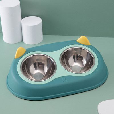 Lolojumdzīvnieku bļoda suņu daudzfunkcionāla aizsardzība Dzemdes kakla mugurkaula Pretsitiena bļoda suņu bļoda kaķu bļoda nerūsējošā tērauda dubultā bļoda mājdzīvnieku piederumi