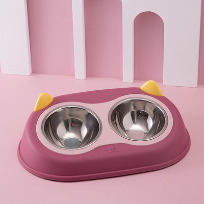 Lolojumdzīvnieku bļoda suņu daudzfunkcionāla aizsardzība Dzemdes kakla mugurkaula Pretsitiena bļoda suņu bļoda kaķu bļoda nerūsējošā tērauda dubultā bļoda mājdzīvnieku piederumi