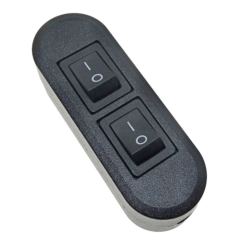 Duplex On Off Inline kabelski prekidač AC 250V 6A za spavaću sobu Stolna lampa Stolno svjetlo