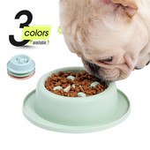 Lemmiklooma aeglase toidu kauss kassi kauss aeglase toidu kauss lämbumisvastane libisemisvastane koerakauss ühe koera kauss plastikust väike keskmine koer PBW227