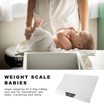 ΝΕΑ Ψηφιακή ηλεκτρονική σταθερή ζυγαριά LCD Ζυγαριά βάρους μωρού 20kg Μίνι πολυλειτουργικός συναγερμός χαμηλού συναγερμού για παιδιά κατοικίδιο μετρητή βάρους σώματος