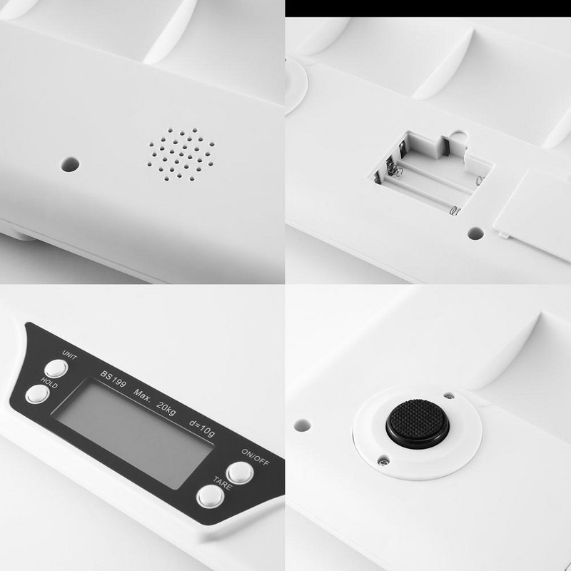 NOVA LCD digitalna elektronska stabilna vaga vaga za vaganje bebe 20 kg Mini višenamjenski niski alarm za mjerenje tjelesne težine kućnih ljubimaca