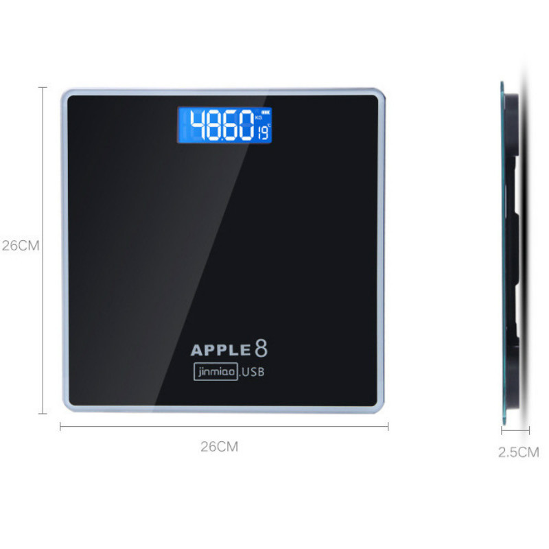 Elektroniskie svari Sākums Pieaugušo veselība Precīzs ķermeņa svars Svars Grīda Diēta Digitālie svari Sadzīves vannas istabas 180KG