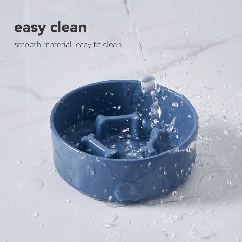 Mazi suņu bļodas Keramikas mājdzīvnieku lēnas barošanas bļoda kucēns Aizrīšanās necaurlaidīgs Neslīdošs barotavas Suņu barības šķīvju piederumi