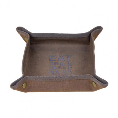 Posuda za pse Vodootporna skrivena kopča Dizajn Rastavljanje Sklopiva platnena posuda za štene otporna na ulje Hranilica za vani