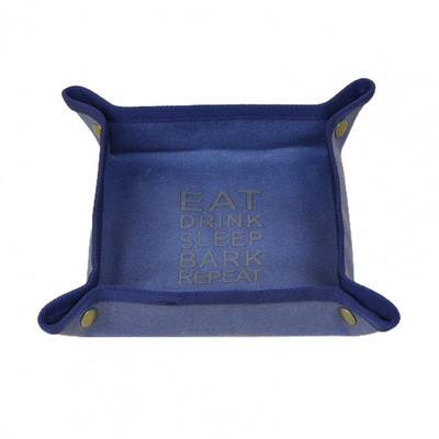 Posuda za pse Vodootporna skrivena kopča Dizajn Rastavljanje Sklopiva platnena posuda za štene otporna na ulje Hranilica za vani