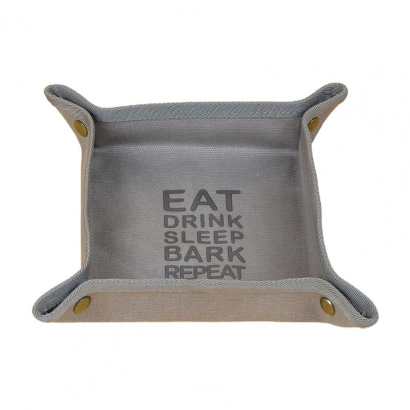 Posuda za pse Vodootporna skrivena kopča Dizajn Rastavljanje Sklopiva platnena posuda za štene otporna na ulje Hranilica za vani