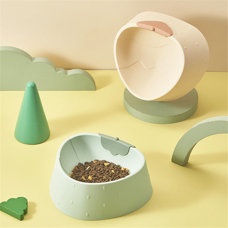 Libisemisvastane koerakauss Armas kutsika joomine söötja isiksus maasikamustriga lemmikloomad lauanõud lemmiklooma kasside toitmisnõud ja toidukausid