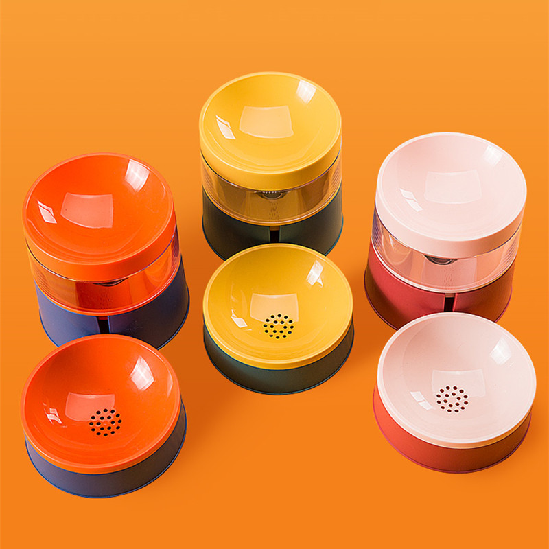 Lolojumdzīvnieku suņu kaķu ūdens dozators Automātisks dzeramā ūdens padeves bļoda dubultā bļoda mājdzīvnieku barības trauks kucēnu suņiem kaķiem piederumi