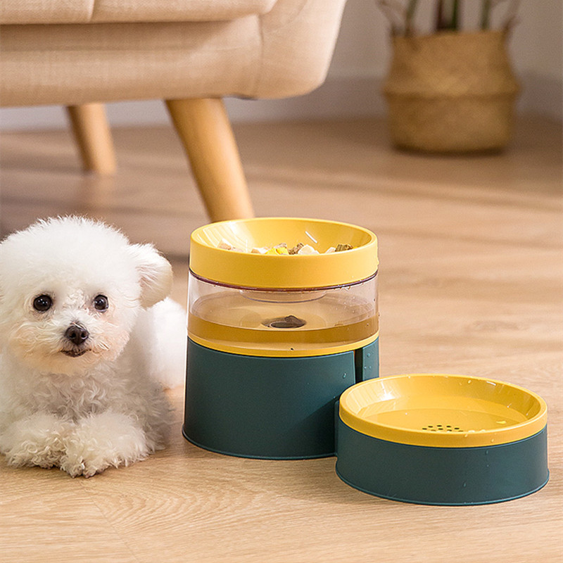 Lolojumdzīvnieku suņu kaķu ūdens dozators Automātisks dzeramā ūdens padeves bļoda dubultā bļoda mājdzīvnieku barības trauks kucēnu suņiem kaķiem piederumi