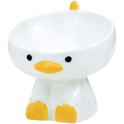 Dizajn simpatične patke Keramički kućni ljubimac, mačka, pas, posuda za piće, mali štenci, psi, odrasle mačke, hrana i voda, pribor za kućne ljubimce