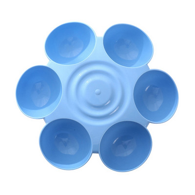 6 ühes koerakauss kutsikate aeglane söötja koerakauss kassi veepudel lillekujuline kassi veekauss tervisliku toitumise roog Lemmiklooma koera toitja