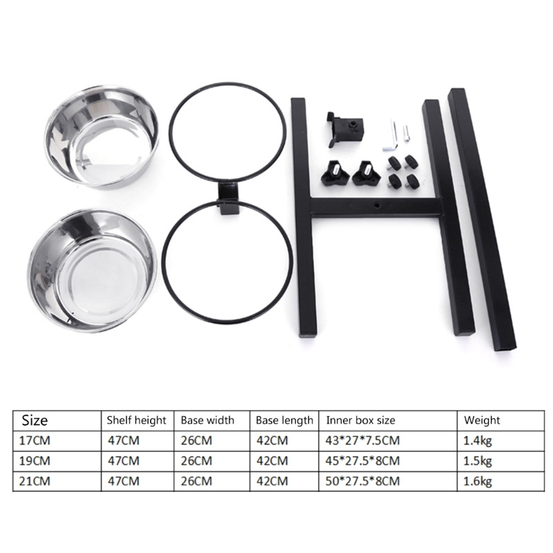 Libisemiskindlad reguleeritava kõrgusega koerte kausid koerte söötmiskausid ja joodikud roostevabast terasest lemmikloomade söötjad lemmikloomade koerte tarvikud