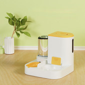 Lemmikloomade toidukonteinerite söötja kassikauss Automaatne söötja veedosaatoriga Suure mahutavusega toidu hoiukarp kasside toitmiskausside jaoks